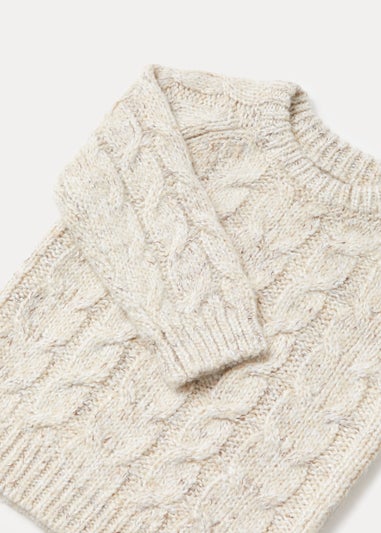 Boys Cream Cable Knit Jumper (9mths-6yrs)