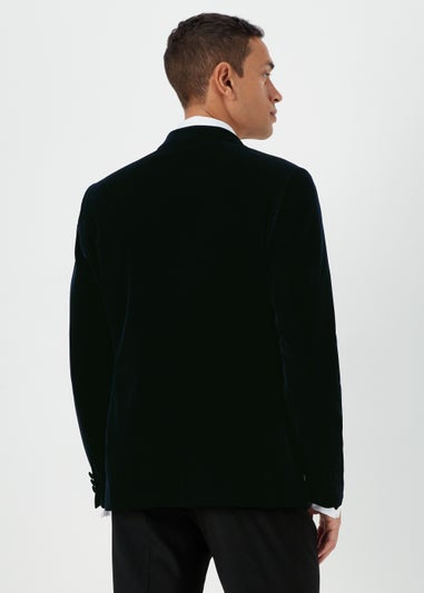 Taylor & Wright Navy Velvet Blazer