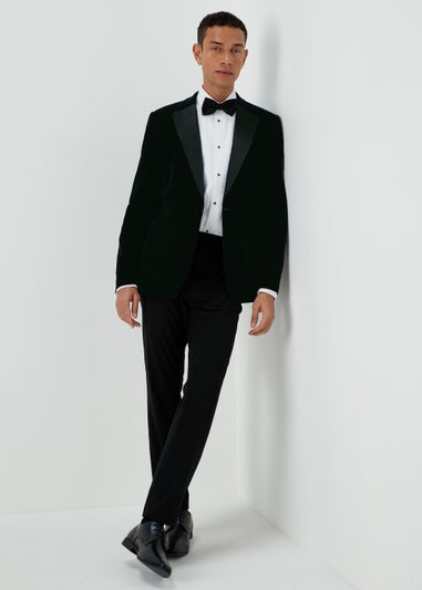 Taylor & Wright Navy Velvet Blazer