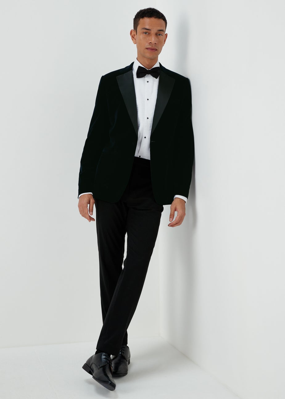 Taylor & Wright Navy Velvet Blazer