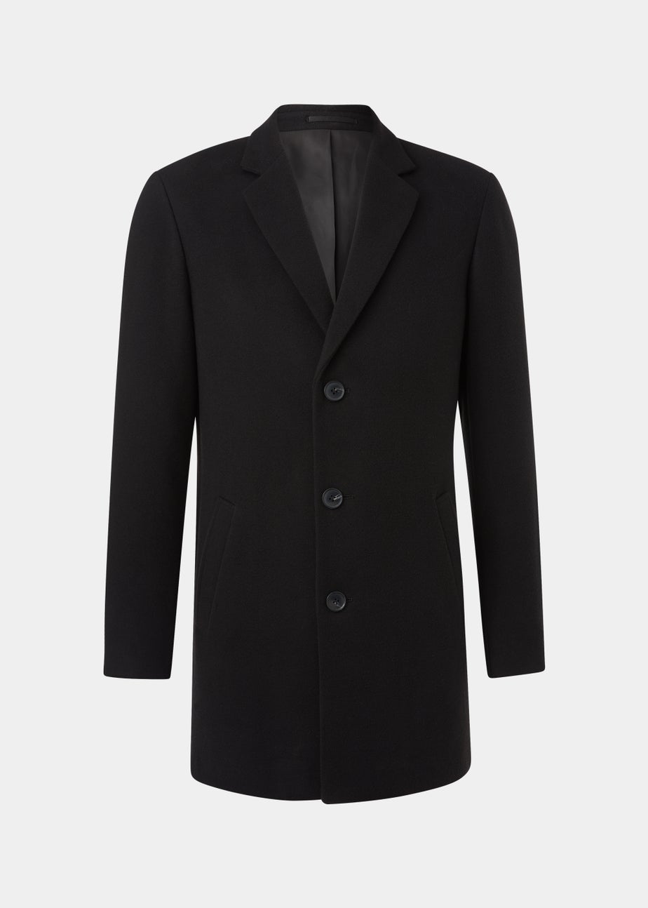 Taylor & Wright Black Overcoat