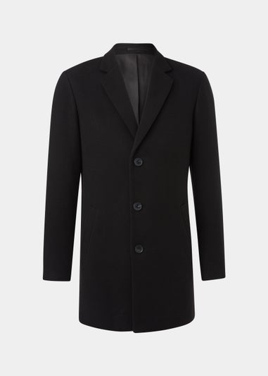 Taylor & Wright Black Overcoat