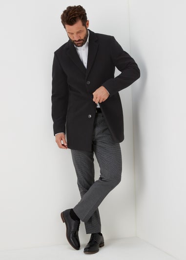 Taylor & Wright Black Overcoat