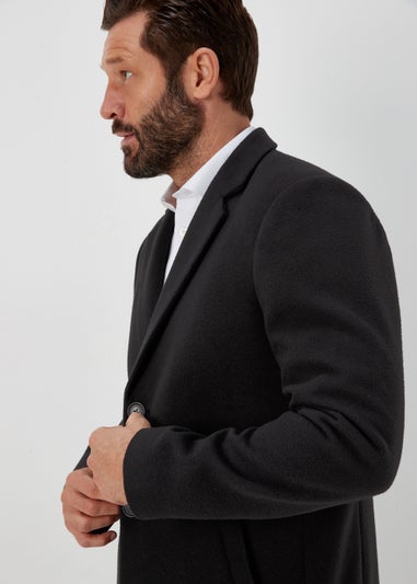 Taylor & Wright Black Overcoat