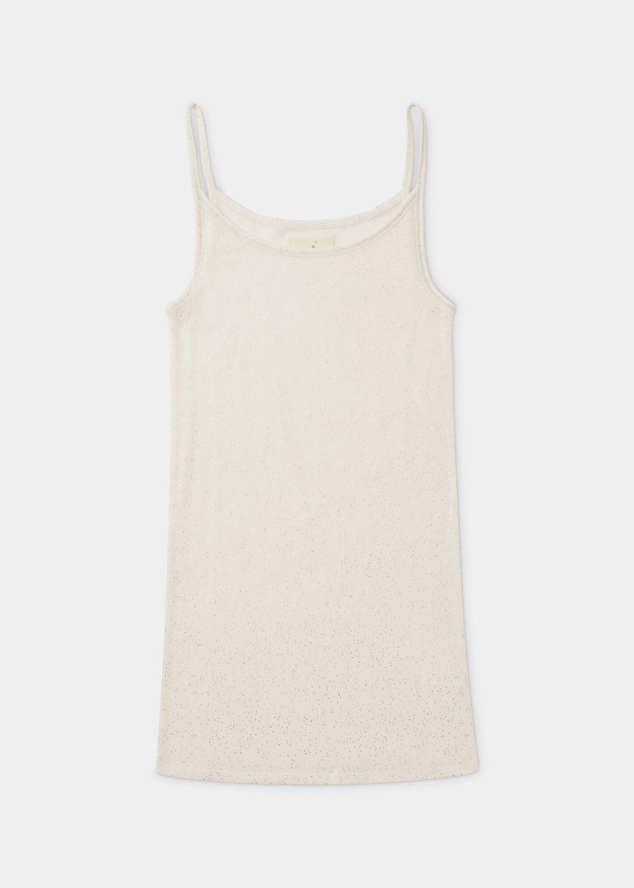 Cream Thermal Vest Top