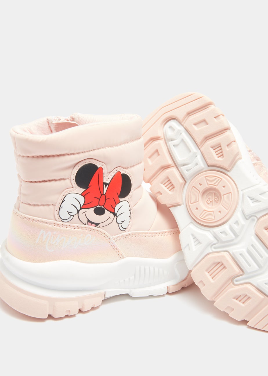 Kids Pink Disney Minnie Mouse Snow Boots (Younger 4-Older 12)
