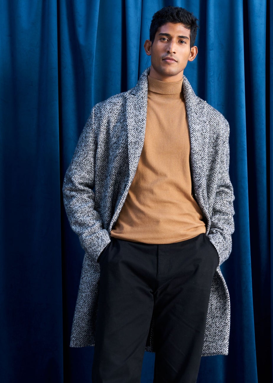 Tan Roll Neck Jumper