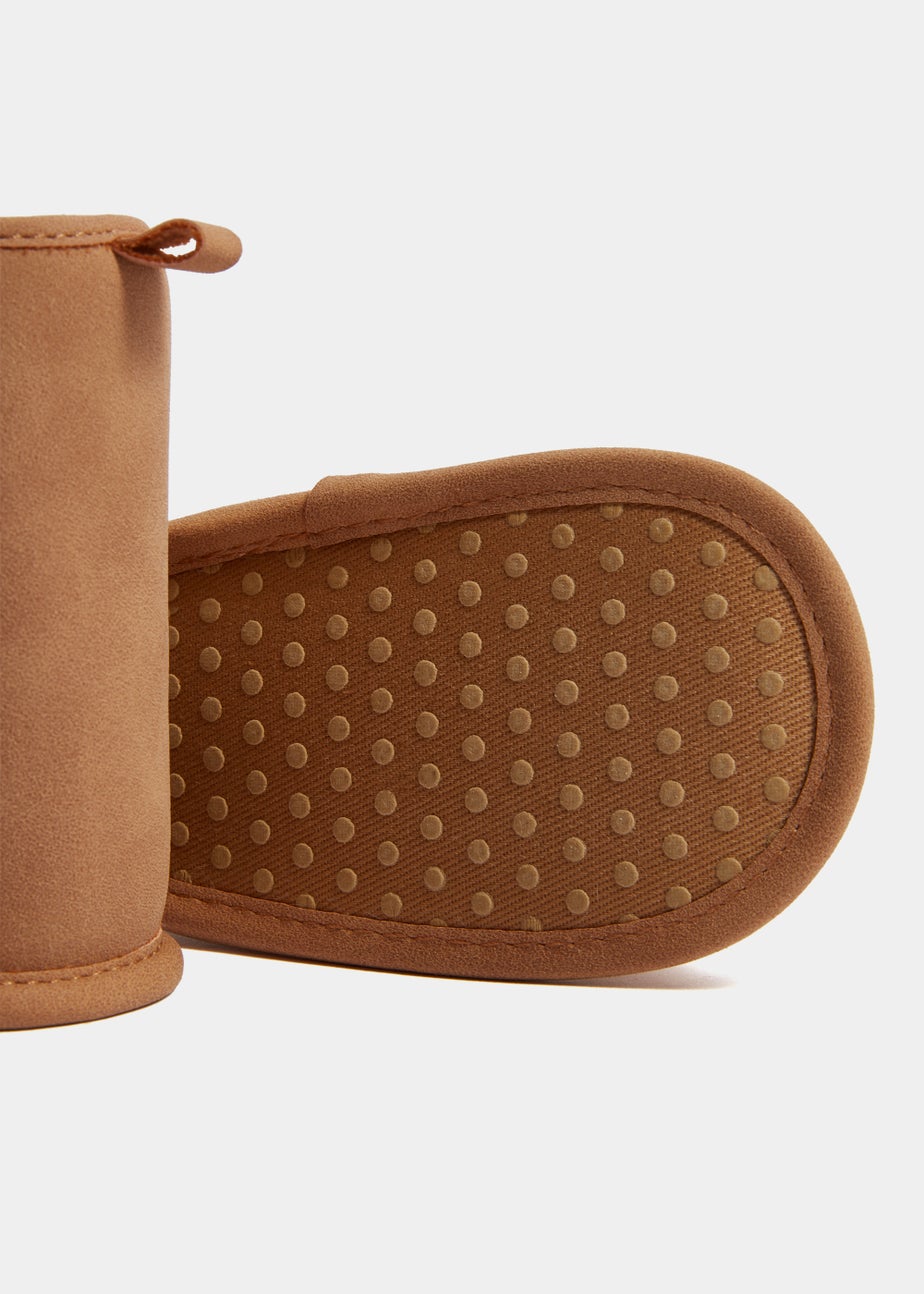 Tan Snug Soft Sole Baby Boots (Newborn-18mths)