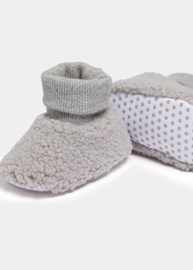 Grey Borg Sock Baby Booties (Newborn-18mths)