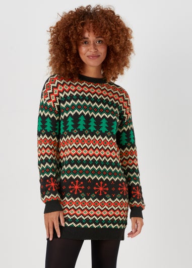 Black Christmas Tunic Dress