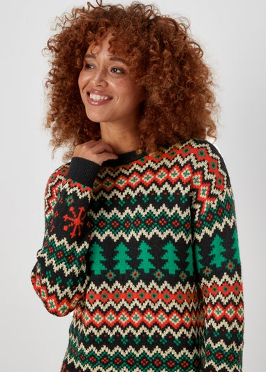 Black Christmas Tunic Dress