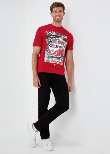 Red Volkswagen Christmas T-Shirt