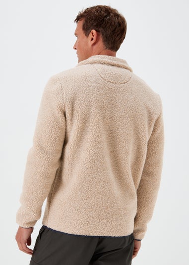 Stone Woven Pocket Fleece