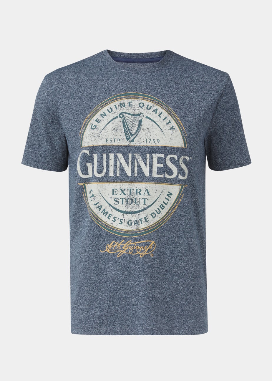 Navy Guinness Print Mocktwist T-Shirt