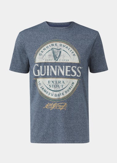 Navy Guinness Print Mocktwist T-Shirt