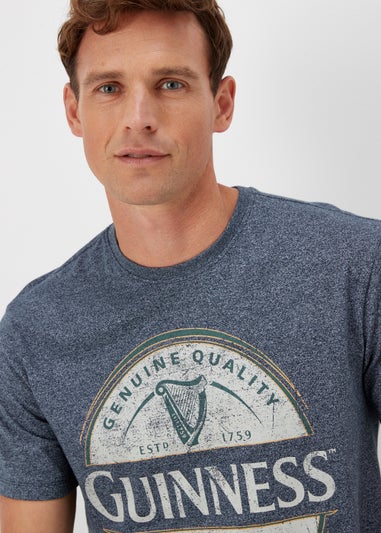 Navy Guinness Print Mocktwist T-Shirt