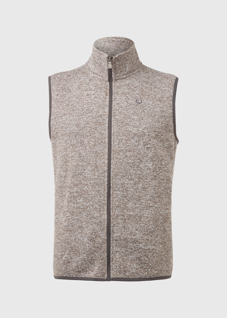 Lincoln Grey Textured Snit Gilet