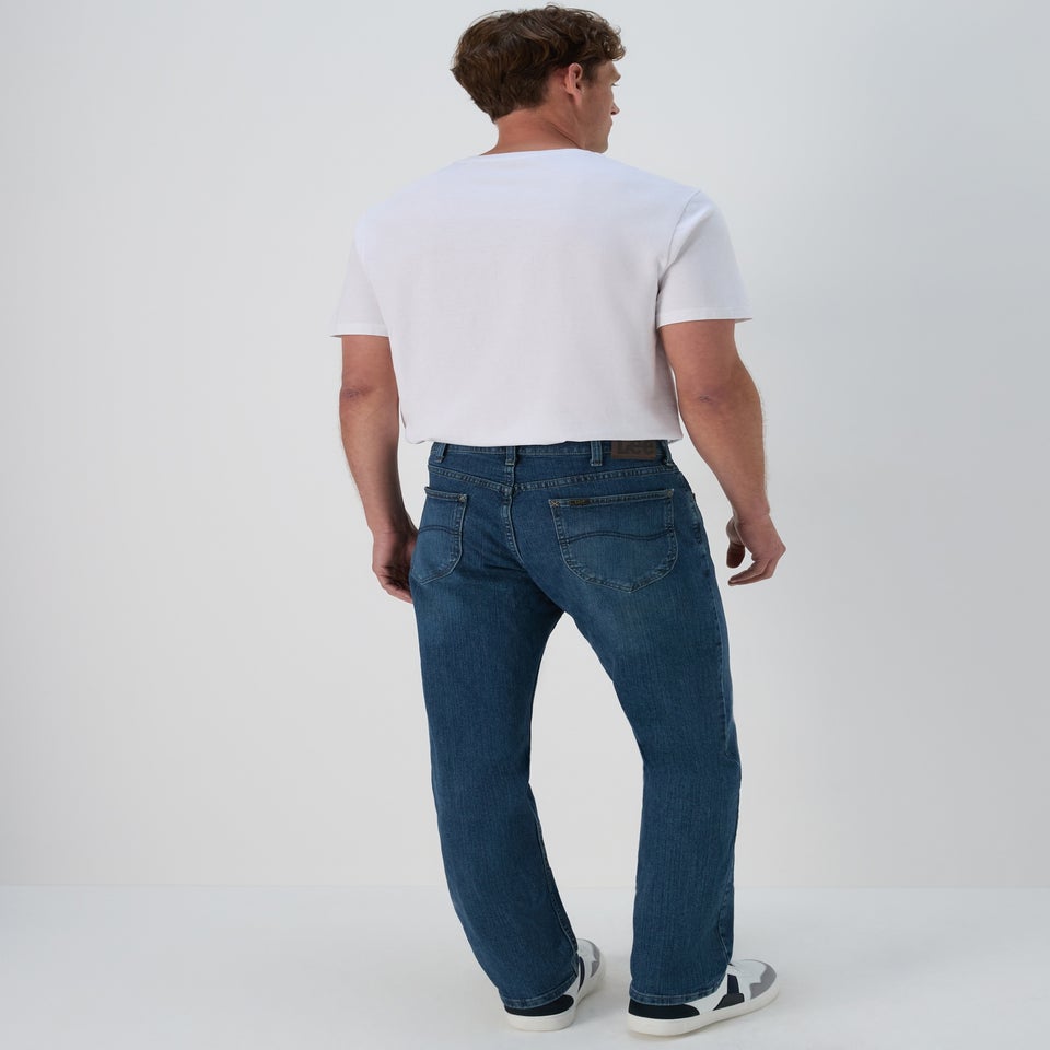 Lee Mid Wash Straight Fit Jeans