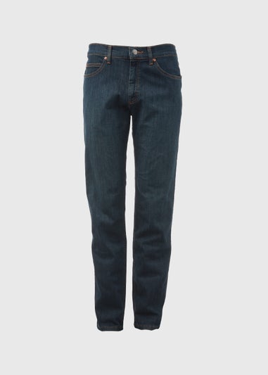 Lee Dark Wash Straight Fit Jeans