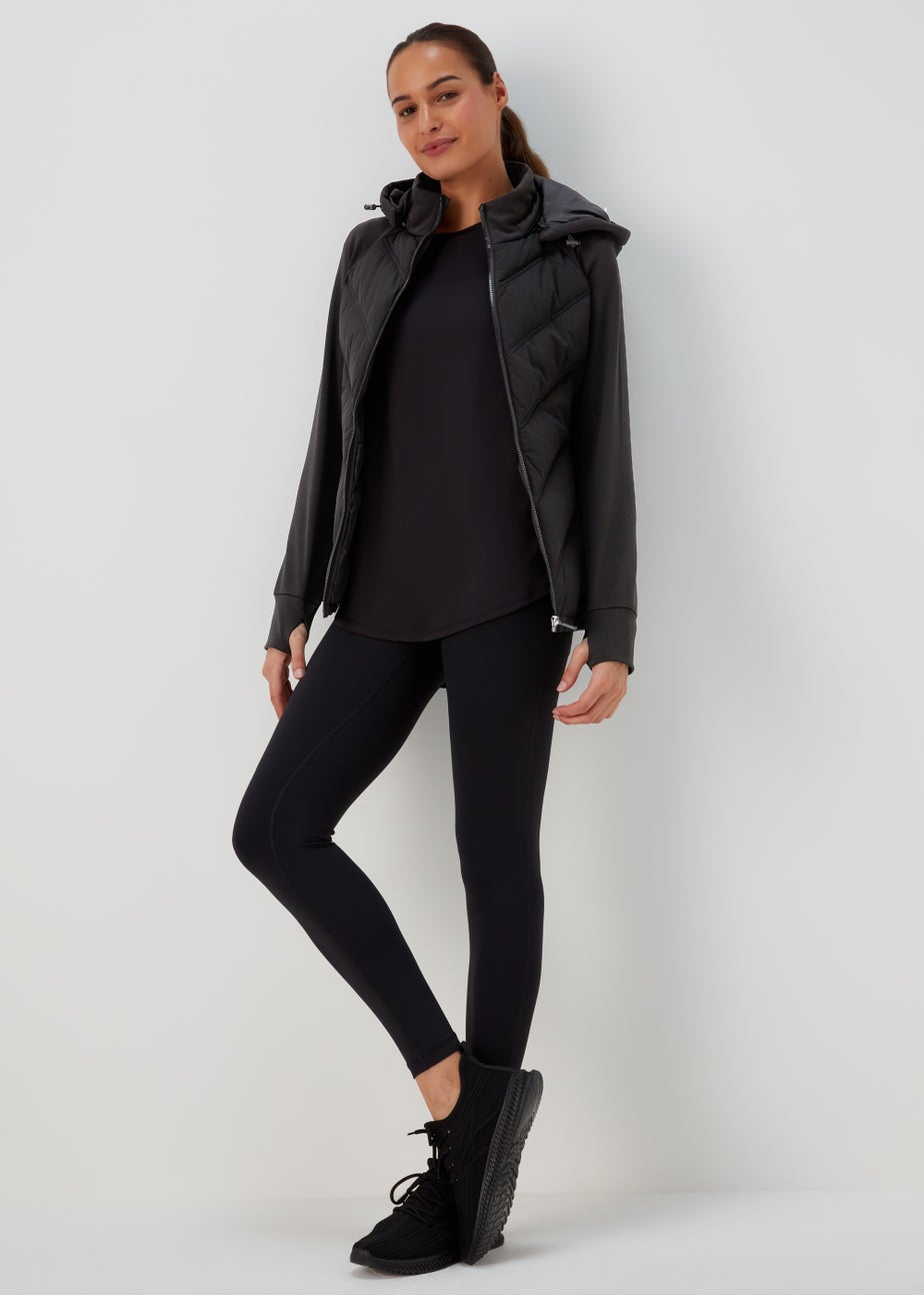 Souluxe Black Gym Sports Coat