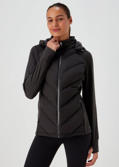 Souluxe Black Gym Sports Coat