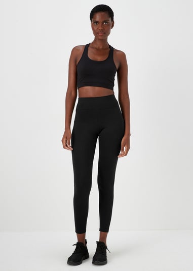 Souluxe Black Fleece Lined Sport Leggings