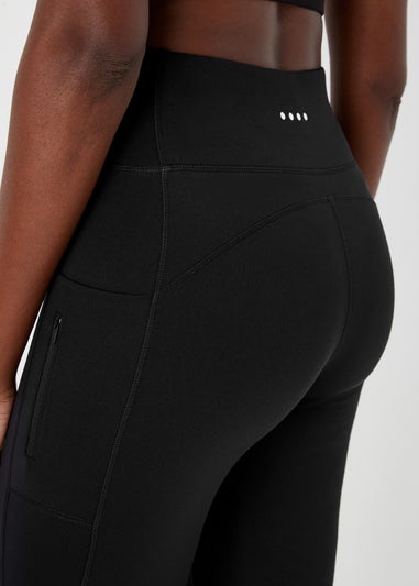 Souluxe Black Fleece Lined Sport Leggings
