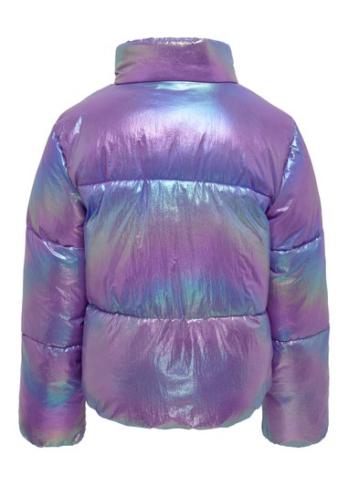 ONLY Girls Metallic Puffer Jacket (6-14yrs)