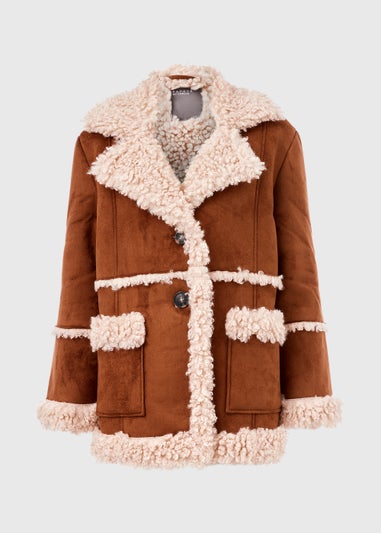 Brown Shearling Coat