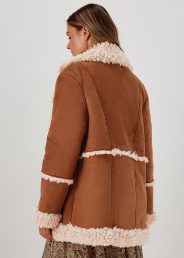 Brown Shearling Coat