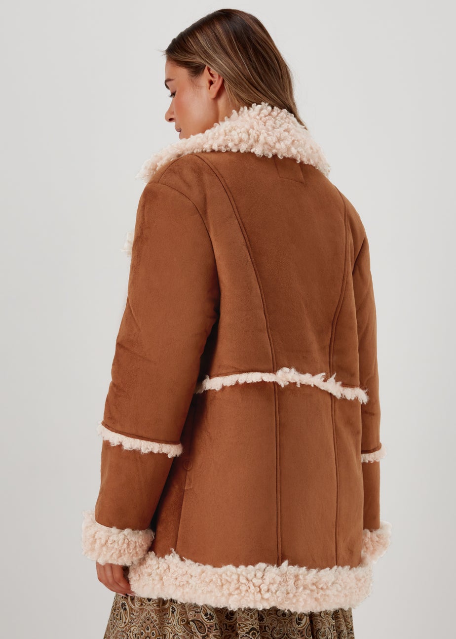 Brown Shearling Coat