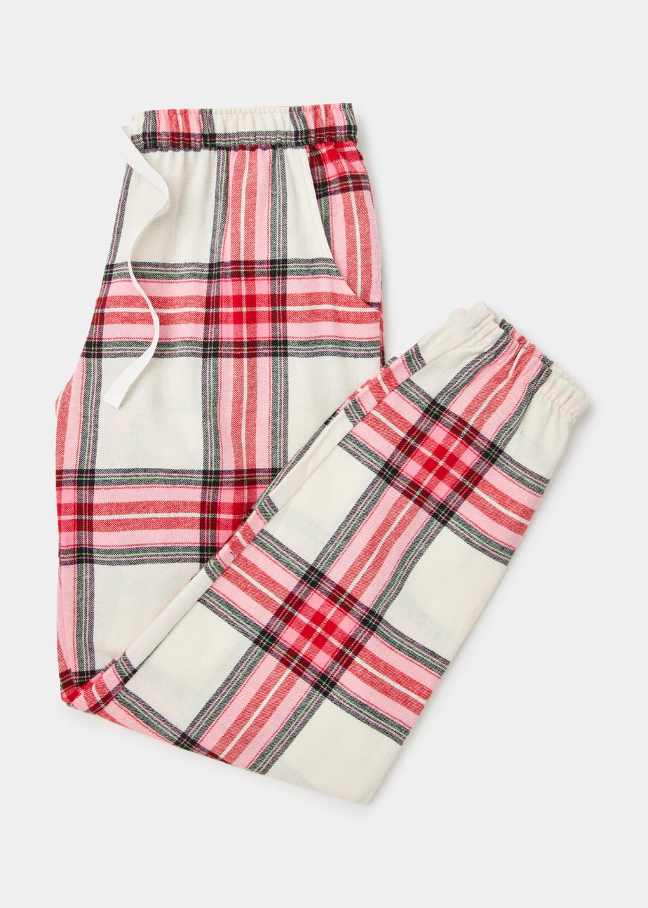 Pink Check Pyjama Bottoms