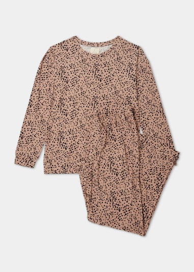 Mink Animal Print Lounge Set