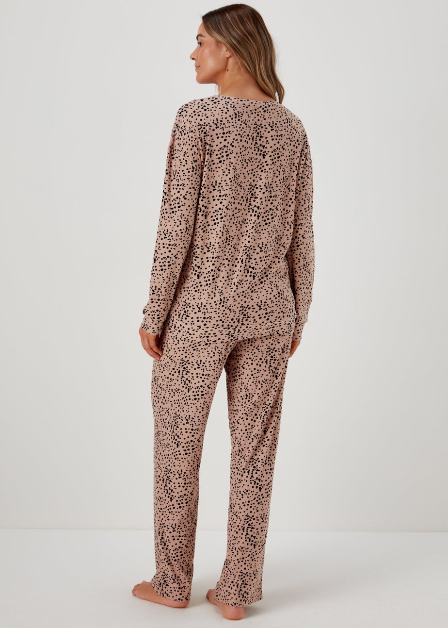 Mink Animal Print Lounge Set