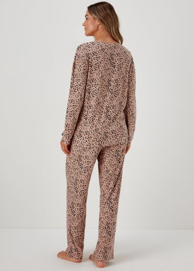 Mink Animal Print Lounge Set