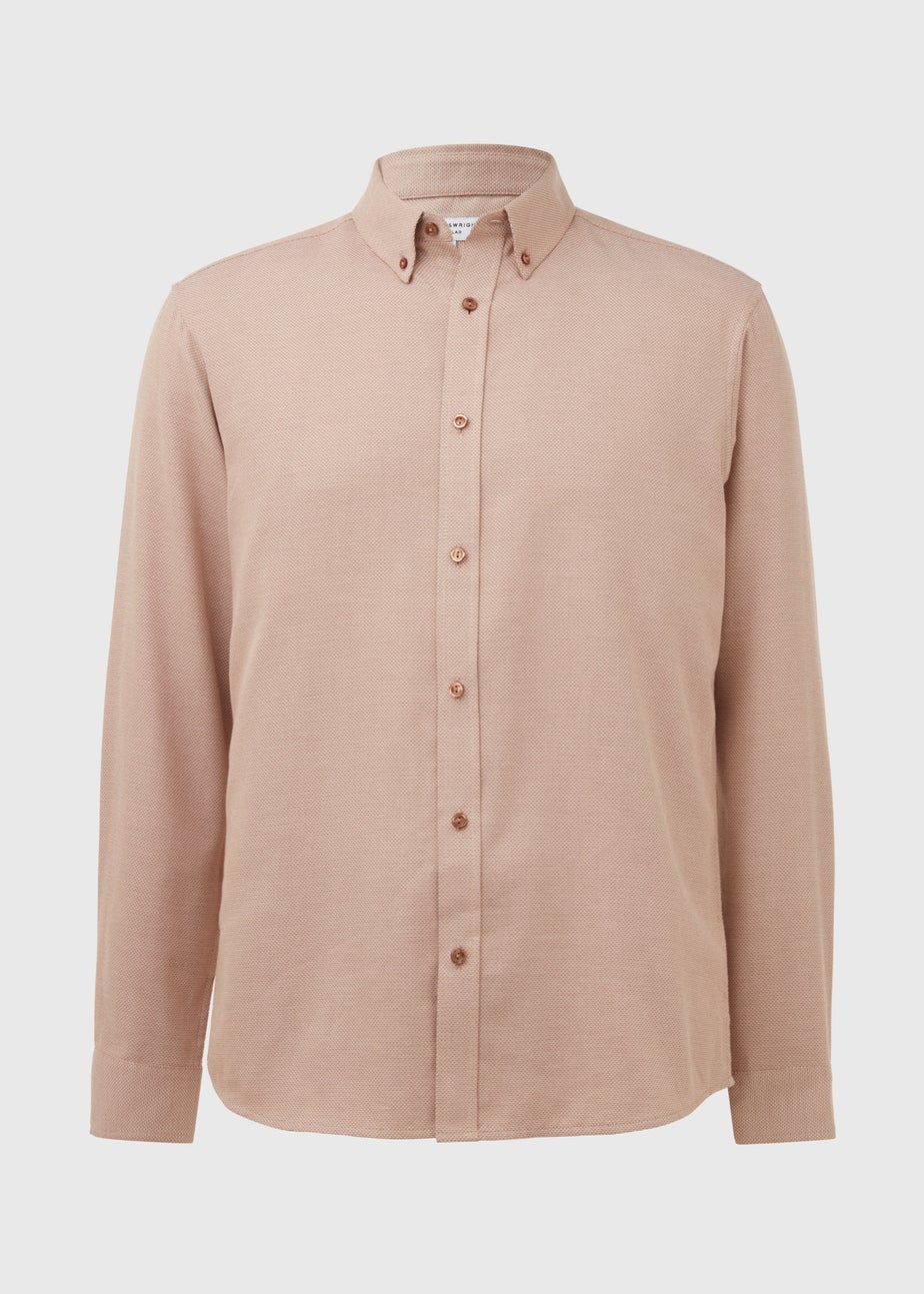Taylor & Wright Stone Textured Long Sleeve Shirt