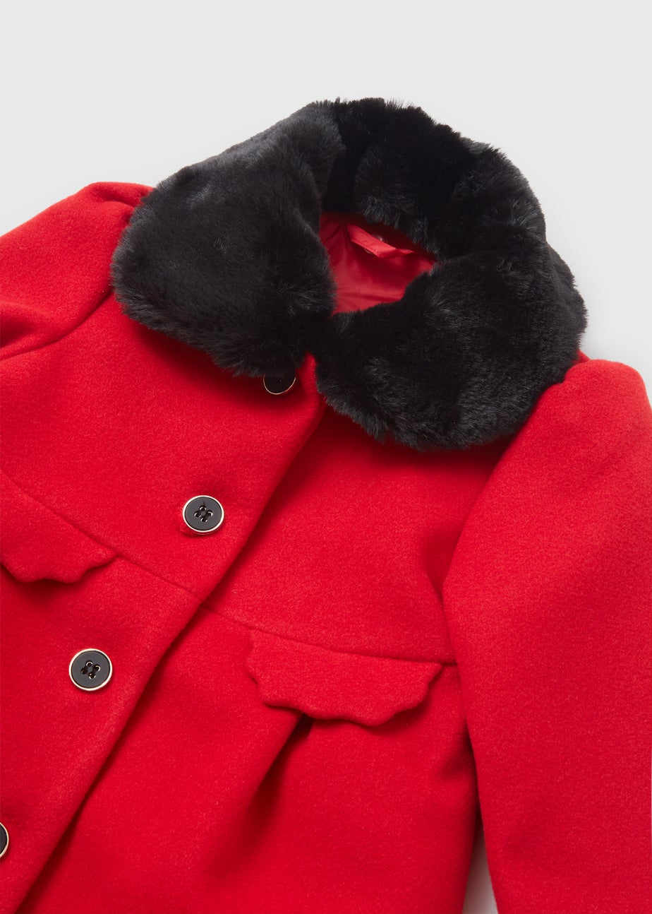 Girls Red Traditional Coat (9mths-6yrs)