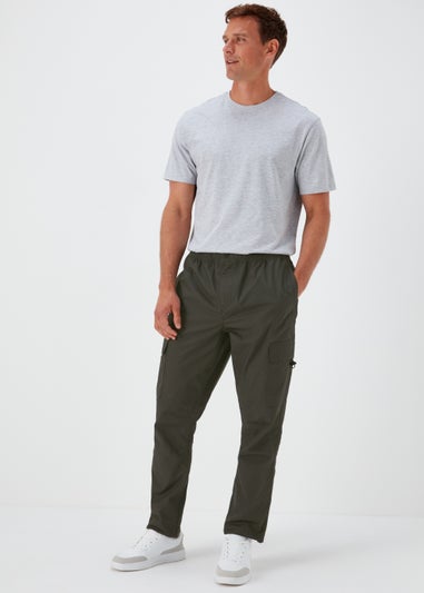 Khaki Ripstop Cargo Trousers