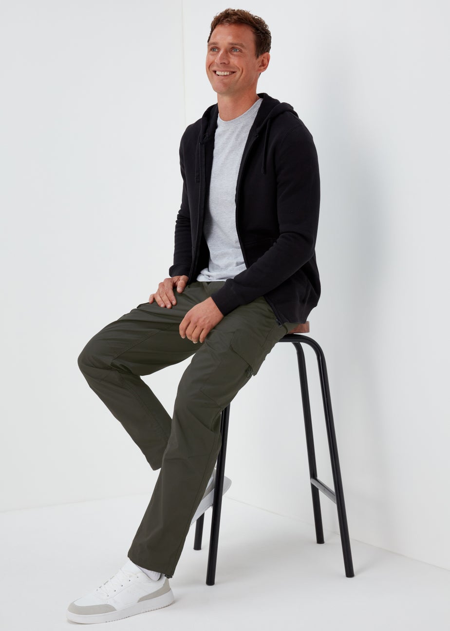 Khaki Ripstop Cargo Trousers