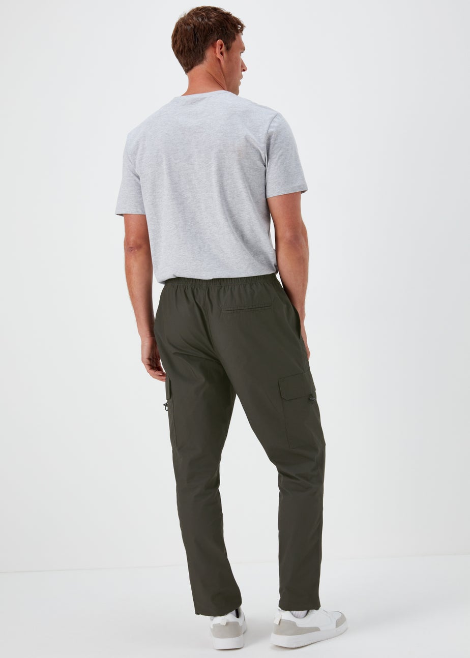 Khaki Ripstop Cargo Trousers