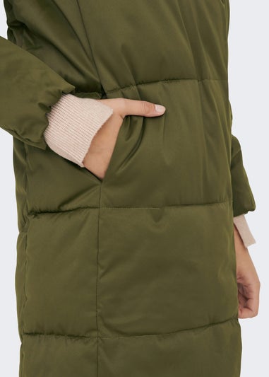 JDY Mustang Olive Padded Jacket