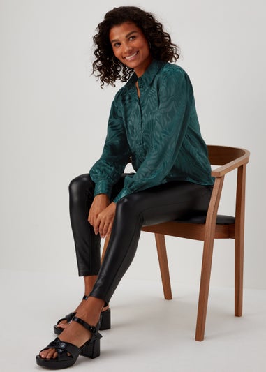 JDY Diffi Green Long Sleeve Shirt