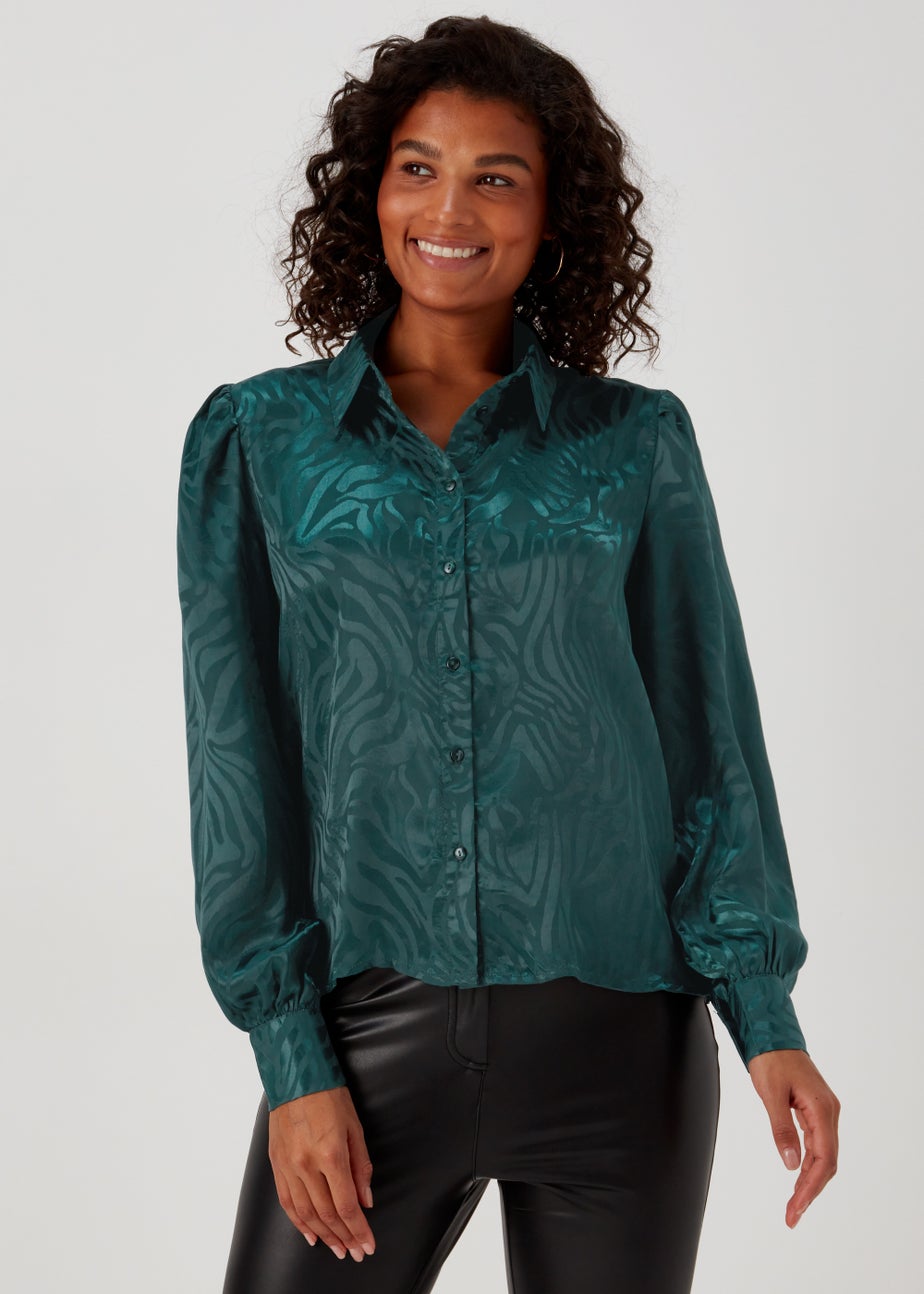 JDY Diffi Green Long Sleeve Shirt