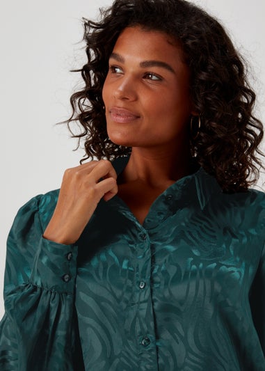 JDY Diffi Green Long Sleeve Shirt