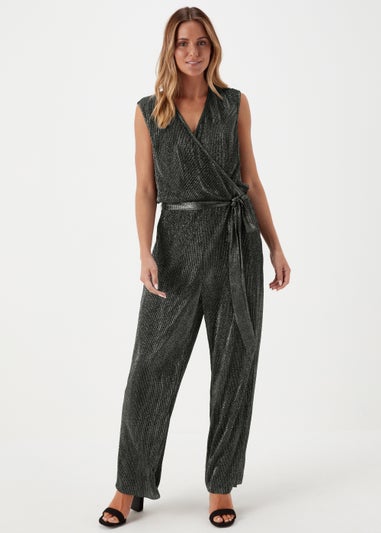 JDY Vilma Black Glitter Jumpsuit