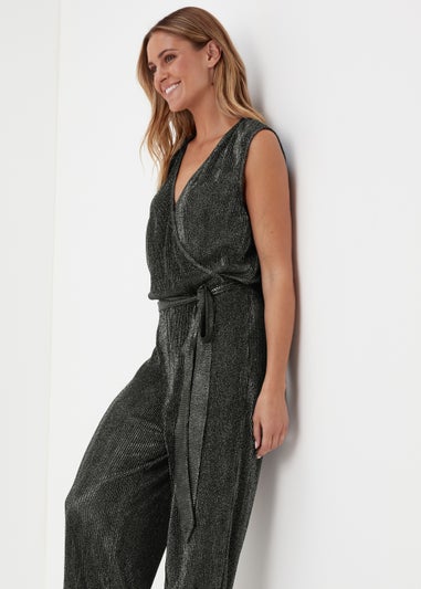 JDY Vilma Black Glitter Jumpsuit