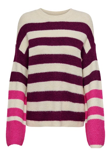 JDY Drea Multicoloured Stripe Knitted Jumper