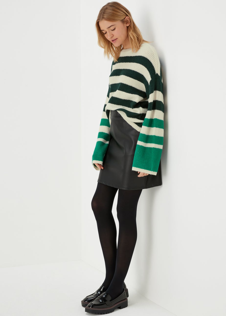 JDY Drea Green Knitted Jumper
