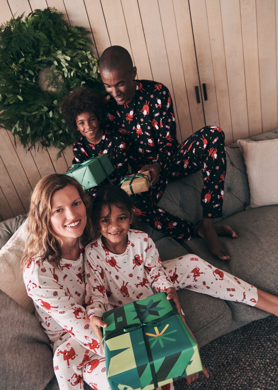 Red Dancing Santa Christmas Pyjama Set