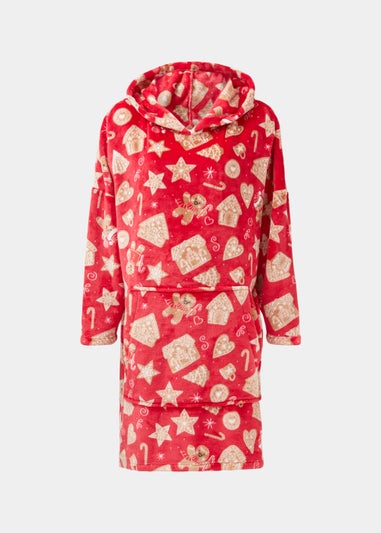 Red Gingerbread Snuggle Hoodie